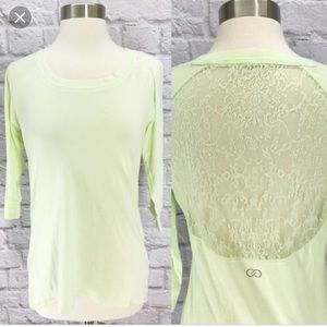 Lace back shirt
